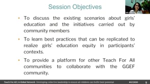 Preview image for the video "Global Conference 2020: Realizing Girls' Education Equity".