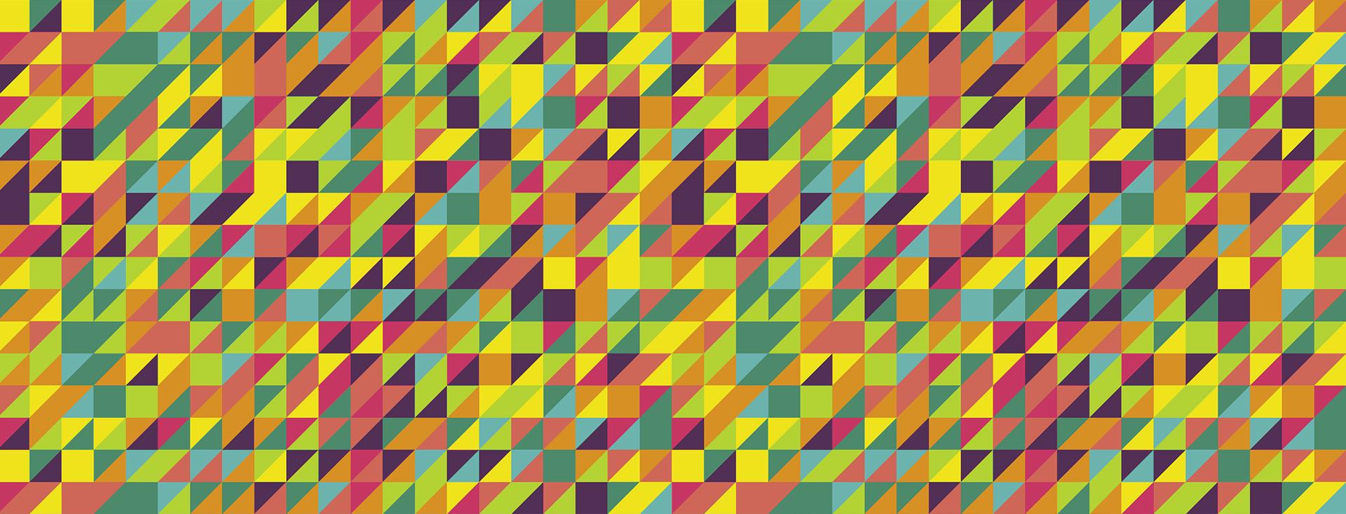 Colorful mosaic pattern