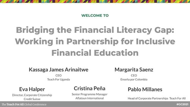 Preview image for the video "Bridging the Financial Literacy Gap: Working in Partnership for Inclusive Financial Education".