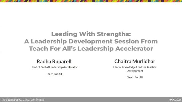 Preview image for the video "Leading With Strengths: A Leadership Development Session From Teach For All’s Leadership Accelerator – Cycle B". Preview image for the video "Leading With Strengths: A Leadership Development Session From Teach For All’s Leadership Accelerator – Cycle B".