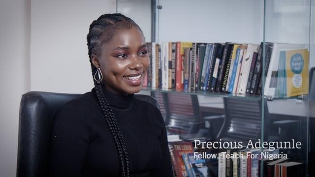 Preview image for the video "Developing Localized Video Content: Precious Adegunle, Teach For Nigeria".