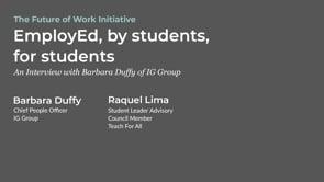 Preview image for the video "EmployED Interview with Barbara Duffy, Chief People Officer, IG Group".