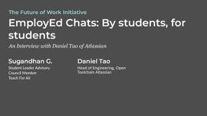 Preview image for the video "EmployED: Student interview with Daniel Tao".